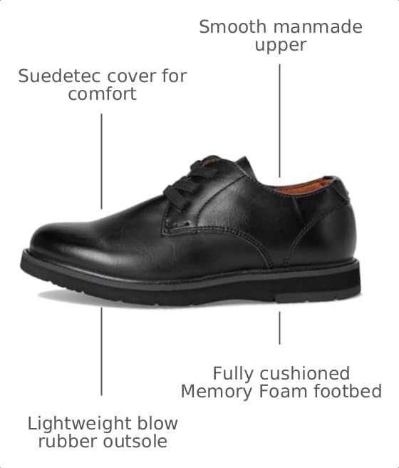 Image of Florsheim Boy's, Vibe Plain Toe Oxford � Little Kid & Big Kid