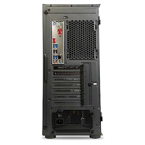 Image of ViprTech Ghost 3.0 Liquid-Cooled PC - AMD Ryzen 7 (4.4Ghz Turbo), RTX 4060 8GB, 16GB DDR4 RAM 1TB SSD, VR-Ready, Streaming, WiFi, RGB, Win 11, Gaming Desktop Computer, Onyx Black