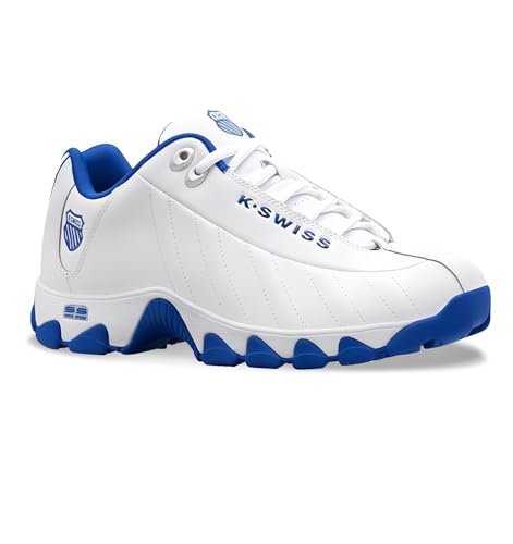 Image of K-Swiss Men's ST329 CMF Sneaker, Wide Tennis Walking Shoes Leather Upper