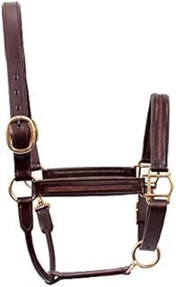 SIE EQUESTRIAN Empty Channel Padded Leather Halters Design w Your own Crystals Colors (Havana, Draft)