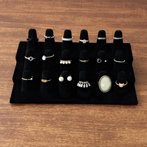 Présentoir à bagues anti-rayures : organisez 18 bijoux facilement - 8
