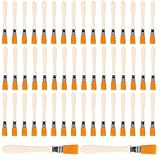 50 Stück Kleine Pinsel Borstenpinsel Set 14cm, für kleine Bürsten für Kinder, Geeignet für Backen, Malen, DIY-Wand- und Kunstarbeiten Streichen von Wänden, hochwertige Pinsel mit präzisen Spitzen