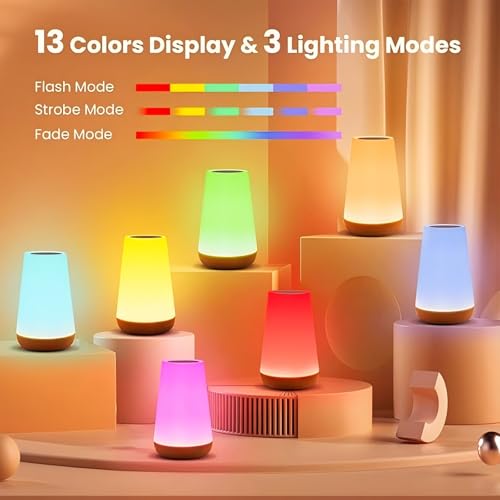 Lámpara de Mesa LED Portátil Recargable con Control Remoto miniatura 4