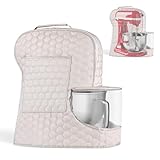 Ottkids Stand Mixer Dust Cover Compatible with KitchenAid Mixer - Storage Bag for 6/7/8 Quart Bowl Lift with Pockets for Accessories and Attachments(Khaki,Fits for 6-8 Quart）