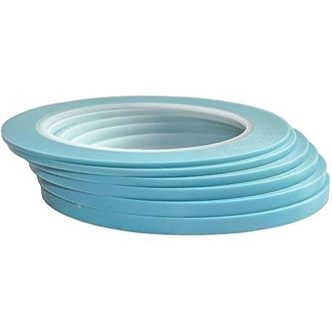 JINBING Mix 6Rolls High-Temp Pinstripe Vinyl Fine Line Masking Tape Automotive Car Painting Painters Tape 2mm 2.5mm 3mm 4mm 5mm 6mm Cover