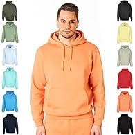 Trendy Pastel and Bright Hoodie – Ript Essentials men's hoodie in 12 vibrant colors, combining modern style with a sleek, comfortable fit Ultra-Soft and Easy Care – Brushed-back fleece feels cozy on the skin, stays soft, and washes easily without fad...