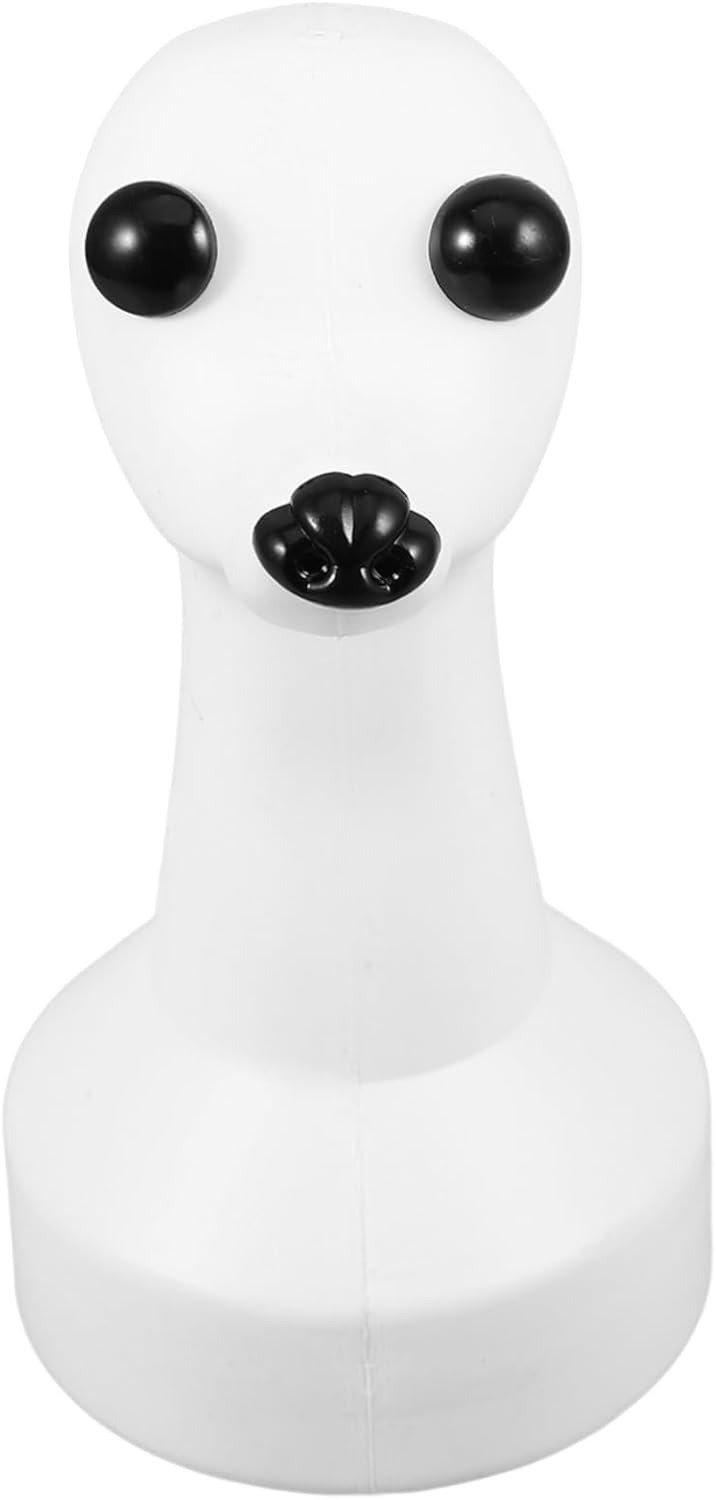 Kisangel Stuffed Dog Mannequin Model Dog Practice Head Design for Photography Stage Prop