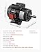 VEVOR 3 HP Electric Motor, 1750RPM Air Compressor Motor, CW/CCW Rotation, 1.125 inch Shaft Diameter, 2.75inch Shaft Length, 12N.m Torque, Single-Phase, TEFC Cooling, 230V, 184T Frame