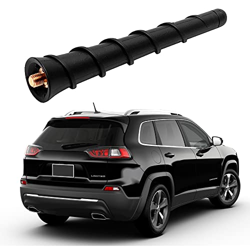 BASIKE Short Antenna fits 2011-2023 Cherokee, Grand Cherokee, Jeep Renegade, Compass, Dodge Journey, Avenger, Durango, Dart, Chrysler 200, 68297936AA 5091100AA
