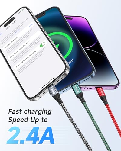 RAVIAD iPhone Ladekabel, Lightning Kabel [3Pack 1M] Ladekabel Lightning Schnellladekabel MFi Zertifiziert Kompatibel mit iPhone 14 13 12 11 Pro Max Mini XR XS X 8 7 6 6s Plus 5 SE 2020 3
