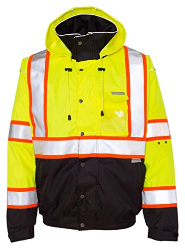 ML Kishigo Brilliant Series Bomber Jacket, Lime, Large