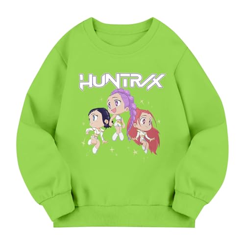 Girl's Fall Winter Sweatshirt Long Sleeve Round Neck Pop Singer Idol Graphic Printed Pullover Tops