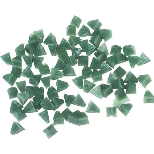 Raytech Plastic Media,Pyramid, Green,1/4