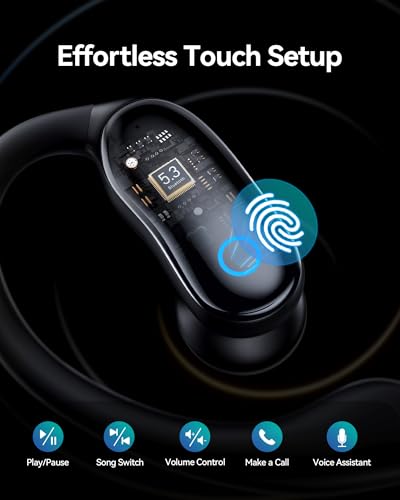 Gnmn Ear Buds Wireless Earbuds 96Hrs Playback Bluetooth Headphones Ipx7 Waterproof Stereo Bass Over-Ear Earphones thumb #4