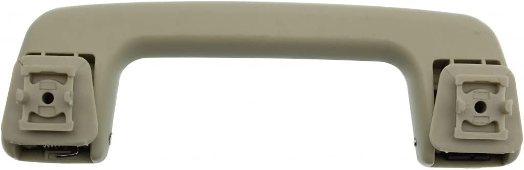 KarParts360 Front Grab Handle for Ford Fusion 2006 2007 2008 2009 Passenger Side Inside | Roof Mounted | Cashmere/Wood Grain | Very Light Beige | Replacement for AE5Z5431406AB