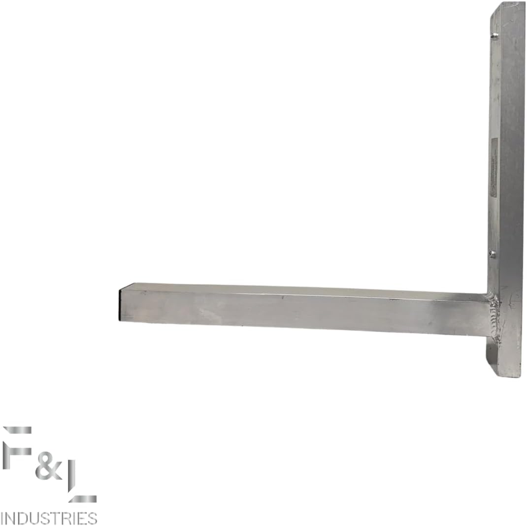 F&L Heavy-Duty Mini Split Wall Mount Bracket—Rust-Resistant Aluminum AC Support for Ductless Heat Pump Systems—Universal Fit, 700 lb Capacity—Approved by Florida Building Code (18"x18" Heavy Duty)