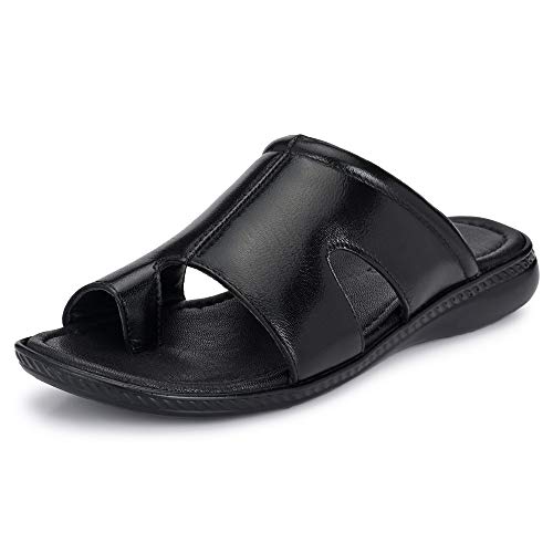 Burwood Men BWD 130 Black Leather Flip Flops Thong Sandals-10 UK/India (44 EU) (BW (B07NZC9KBF) Amazon Price History, Amazon Price Tracker