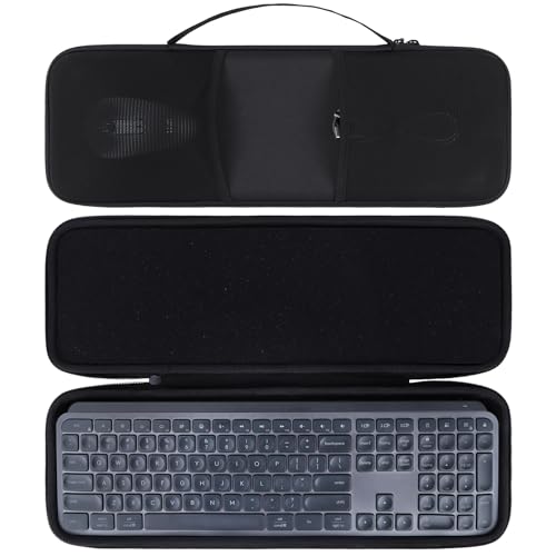 Peyyargo Case Compatible with Logitech MX Keys S/MX Keys Advanced Illuminated Keyboard (Graphite)