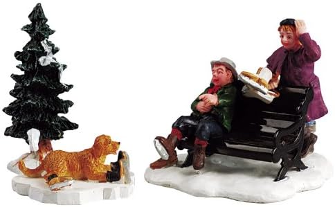 Lemax Village Collection 52085 - Juego de 3 patinadores por primera vez