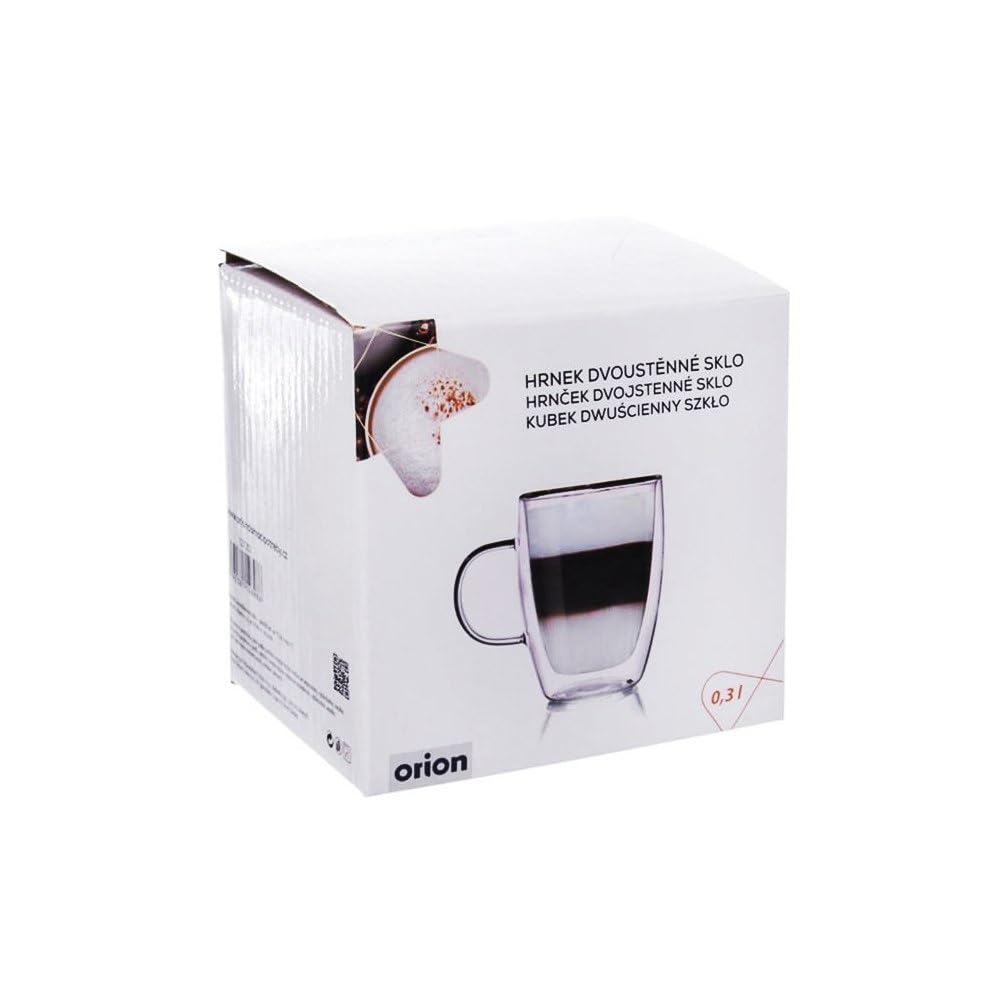 ORION Szklanka do herbaty szklanka do kawy dwuścienne szklanki termiczne do kawy latte cappuccino herbata 300 ml