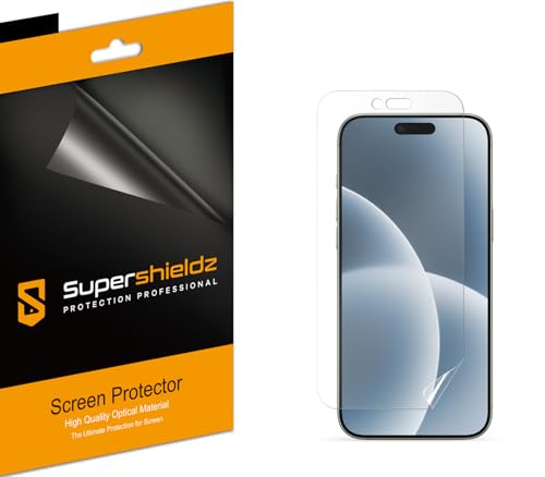 Supershieldz (3 Pack) Clear Screen Protector compatible with iPhone Air (6.5 inch), High Definition Clear Shield (PET)