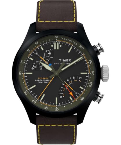Montre Timex Waterbury Ace Fly-Back quartz homme étanche à affichage analogique