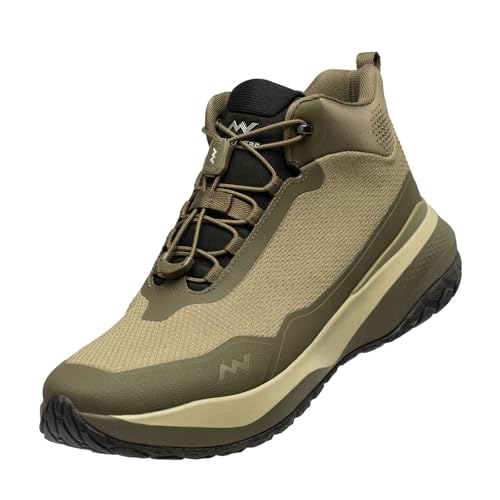 Image of Women's Hiking Boots Waterproof Lightweight Trail Shoes Zn-30 | Lightweight Feel, Easy to Wear, Modern Outdoor Style, Mid-cut Supportive Fit, Comfort for Walking & Travel