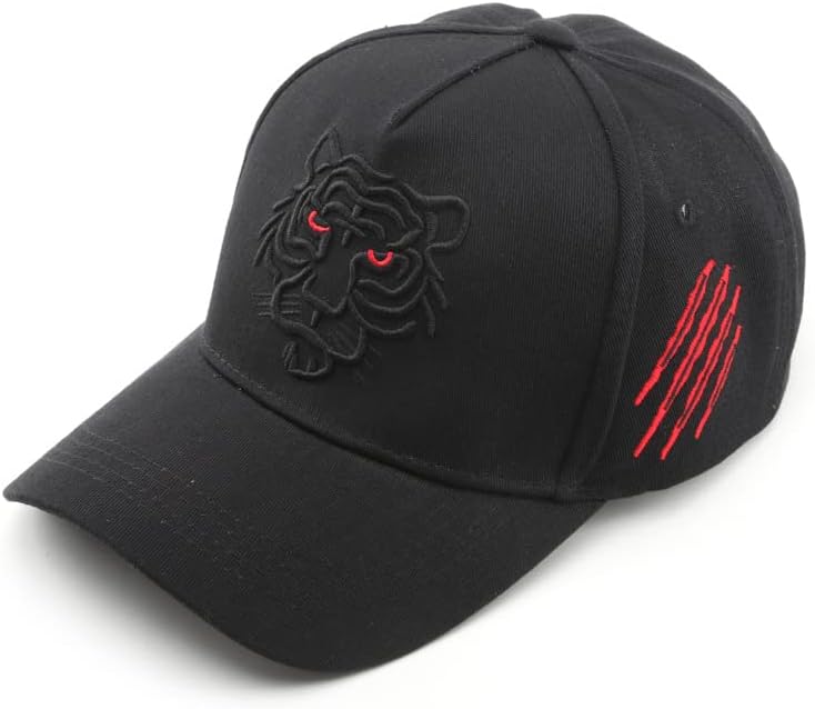 Tiger Hat Claw Scar Embroidered Baseball Cap Sun Hat - Image 3