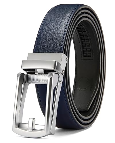 Image of CHAOREN Mens Dress Belt - Ratchet Belt Leather 1 1 /4 inch Comfort Click - Perfect Companion to Mens Dress Shoes
