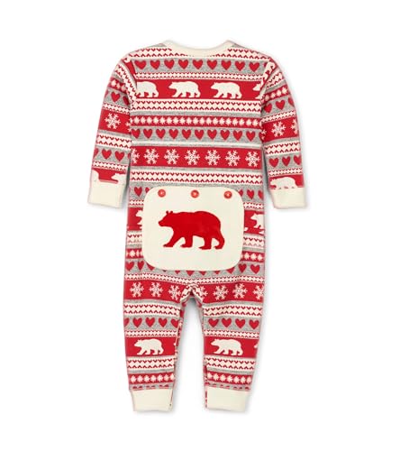 Pijama entero de reno y oso infantil Little Blue House para noches de invierno en familia