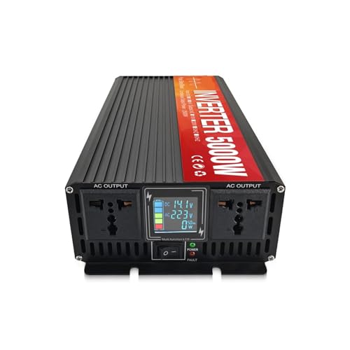 Onduleur 4000W pour transformer le courant DC 12V en AC 220V avec double prise