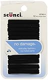 Scunci: Black Hair Bands, 12 Ct Super Soft