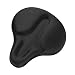 Xmifer Bike Seat Cover, Oversize Bike Seat Cushion Extra Soft Gel Bike Seat Cover Exercise Bike Seat Cover for Women Men Comfortable Bicycle Seat Cover for Exercise Bike Spin Bike Cruiser Bike