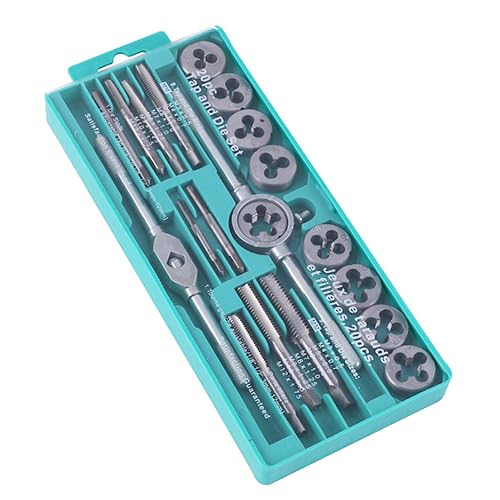 Amazon.co.jp: タップダイスセット 全20ピースセット 高硬度操作簡単