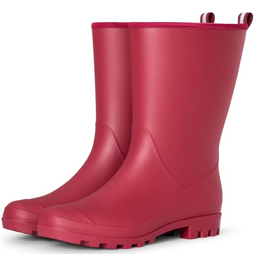 Planone Wide Calf Rain Boots