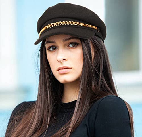 Panpacsight Women Newsboy Hats Fiddler Greek Fisherman Sailor Hat Cabbie Beret Paperboy Cap #TOP1