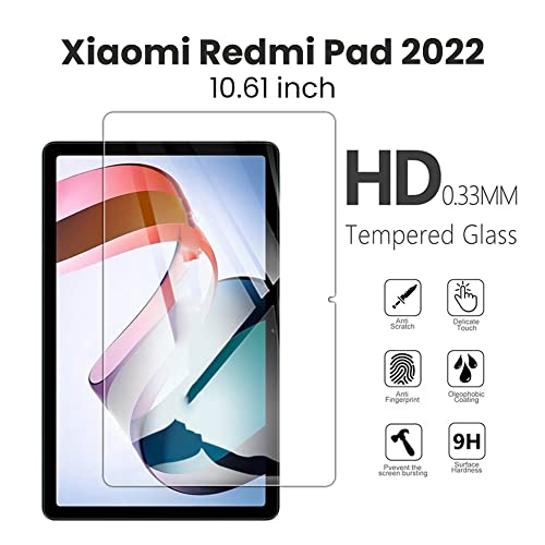 Image of Anti-Scratch & Smudge Proof Tempered Glass Screen Protector Guard For Redmi Pad 10.61 Inch Smartphone