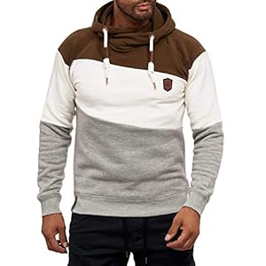 Indicode Pessac capuchontrui voor heren met asymmetrisch design