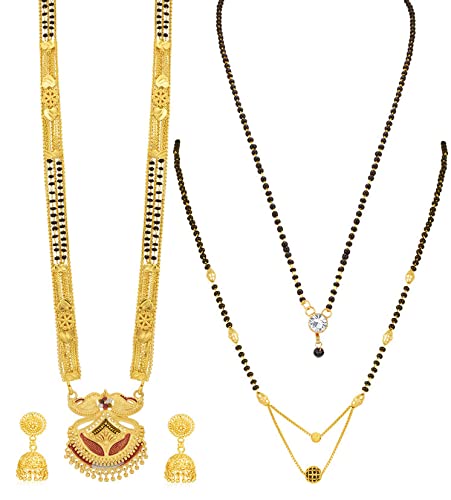 See full amazon price history chart for Sukkhi Ethnic Gold Plated Combo Mangalsutra Set for Women (CBMS101060) Sukkhi Ethnic Gold Plated Combo Mangalsutra Set for Women (CBMS101060) (B09QSPQ1M6) Amazon Price History, Amazon Price Tracker