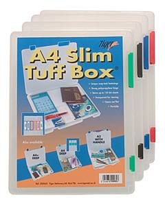 Image of Tiger A4 Slim Tuff Storage Box Case