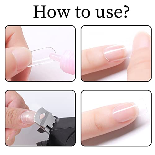 Professional Adjustable Acrylic False Nail Clippers For Acrylic Nails, Nail Tip Cutter Nail Manicure Tool For Salon Home Nail Art (Silver) #TOP4