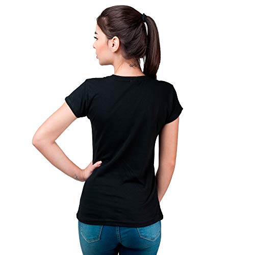 Kit com 3 Blusas Baby Look Básica Part.B Gola Redonda (Preto/Cinza/Branco, P)