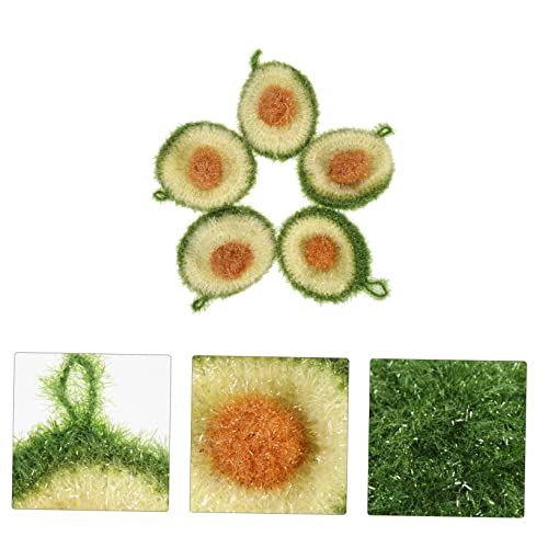 Esponjas de limpieza cocina sin rayar para eliminar grasa rebelde, pack de 5 uds 4