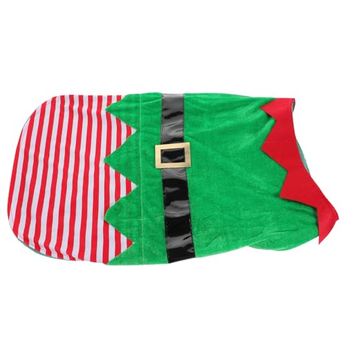 Disfraz de Elfo para Perro XXL Verde para Navidad