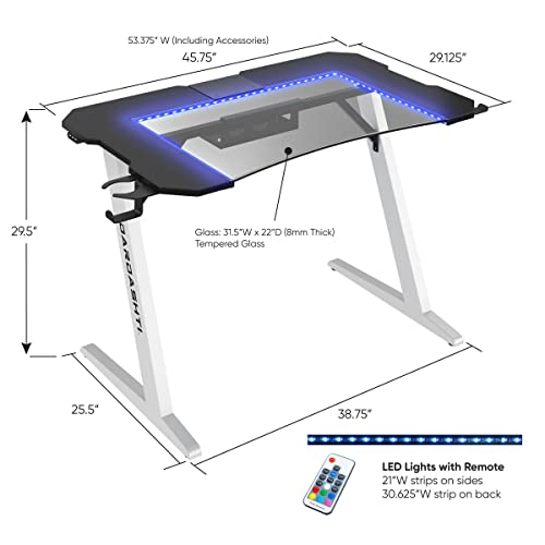 Atlantic Gaming Desk 46-inch thumbnail 2