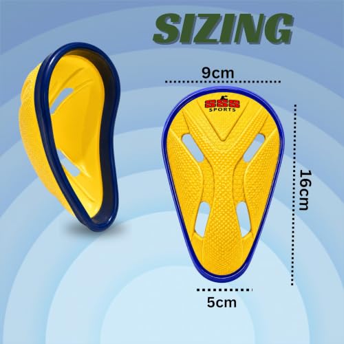 Image of SSS Octopus Abdominal Guard with Extra Soft Rubber Pad (Size & Colour Choice) (Kids, Yellow)