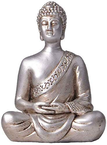 WQQLQX Statue Buddha Statue Sitzen Buddha Statue Feng Shui Dekoration...