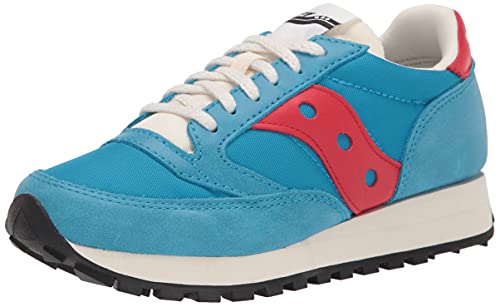 Preisvergleich Produktbild Saucony Unisex Jazz 81 Distressed Sneaker, Blue / Red, 3.5 Medium