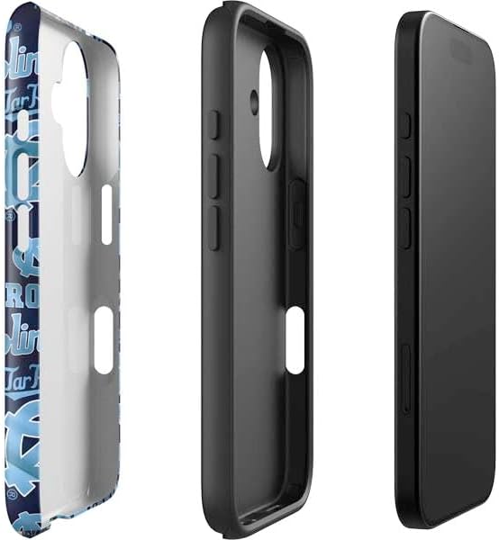 Skinit Impact Phone Case Compatible with iPhone 16 - Officially Licensed University of North Carolina Tar Heels Design