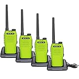 Batería de alta capacidad; Esta radio bidireccional RT647 está equipada con una batería de 1100 mAh y una estación de carga con una interfaz USB y se puede cargar completamente en 2-3 horas para usar de 10 a 12 horas